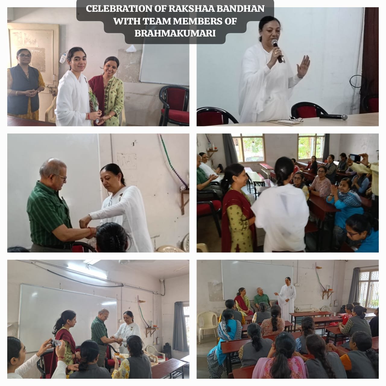 Rakshabandhan Celebration with teachers by Brahma Kumaris – 2024-2025 [S.F.]